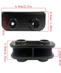 Two Way Pop Up Gazebo Replacement Connector Kit For Canopy Tent Frames Heavy Duty Black Rectangular Truss Bracket Made From PA66