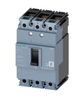 Built Tough As A Rock Three Pole Circuit Breaker Iec Frame Sixty Amps System Protection With Adjustable Overload And Snappy Short Circuit Trip Ready For Dead Simple Wire Hookup And Flat Terminal Install. 63A circuit breaker with three poles and flat connectors.