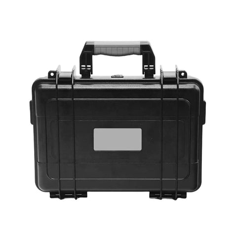HuiWosen Hollow Hydraulic Torque Wrench Pump Electric Hytorc Tool For High Performance in a black protective carrying case.