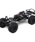 313mm Wheelbase Chassis Frame With Tires For 1 To 10 Scale SCX10 II 90046 90047 RC Crawler DIY Build Kit With Brushed 540 35T Motor And Durable Hardened Steel Frame For Tough Trail Crawling, side view