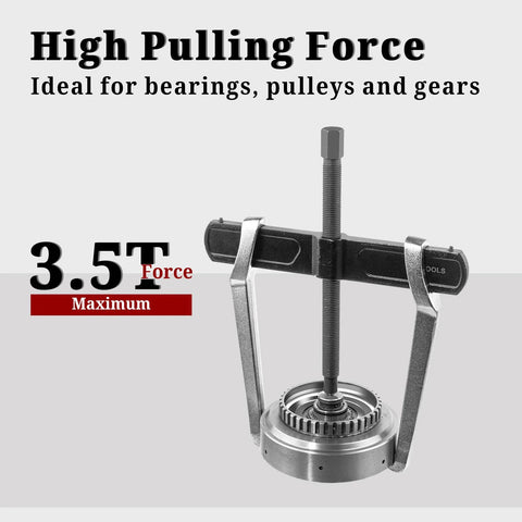8-Inch 2-Jaw Gear Puller For Internal And External Removal Of Pulleys Flywheels Bearings And Gears Heavy-Duty CR-V Steel Construction