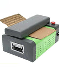 Cardboard Shredder Cutting Machine For Eco Packaging Turns Waste Cartons Into Cushion Mesh Or Strips Recyclable Box Cutter, green
