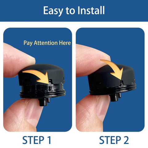 4 Pack Doorbell Button Replacement for Pro And Peephole Cameras, No Expensive Device Needed, Easy DIY Install In Minutes shown in steps.