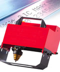 Portable Pneumatic Dot Peen Marking Machine for Large Metal Parts 0.01 to 1mm Depth with heavy-duty red chassis.