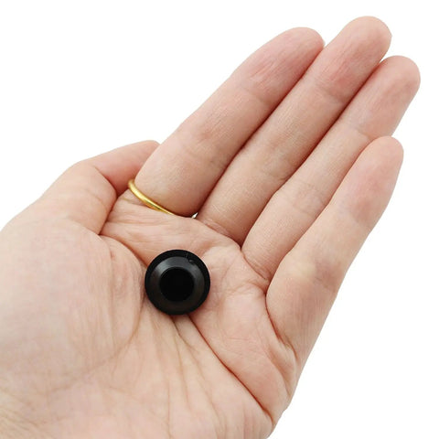 A single black conical gland from the 20Pcs Black Conical Cable Glands Set For Metal Electrical Enclosures And Cable Sleeves.
