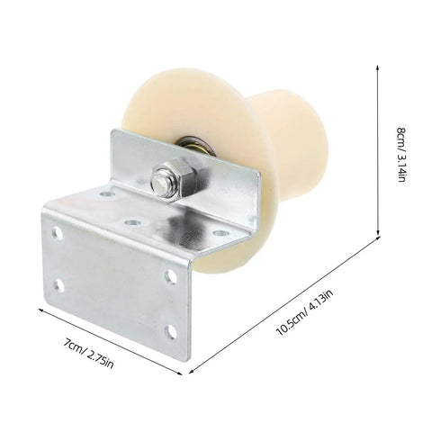 Top Shelf Garage Door Track Roller Wheel Pair With Heavy Duty Bearing Pulley And Wide Slot Channel Guide For B uttery Smooth Sliding Action And Zero Headache Installation Upgrade Your Garage Setup