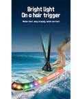 Mini 2.4G RC Sailboard With LED Lights Never Flip Design Dual Speed Modes Indoor Outdoor Water Boat For Adults