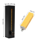 Pro Grade Natural Rubber Sandpaper Cleaning Stick Telescoping Debris Eraser with stainless steel tip, 13.4cm x 3cm, 10cm stick