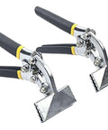 2 Piece Sheet Metal Bending Pliers Set With Ergonomic Handles Straight Formers And Benders Pro Grade Seaming Tool shown