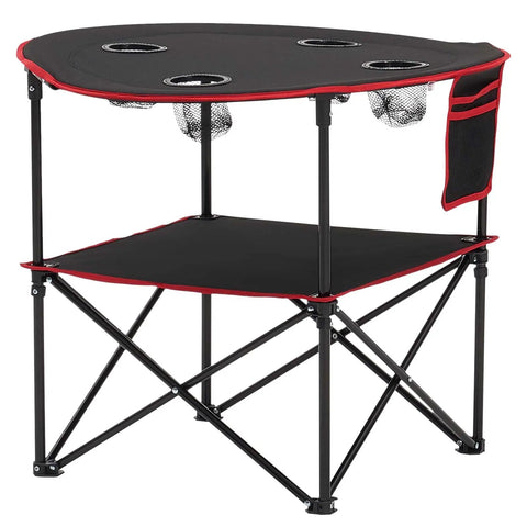 Folding Camping Table For Outdoor Adventures Portable Lightweight Picnic Table with 66 lb Capacity Waterproof 600D Oxford Fabric