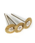 Heavy Duty Steel Wire Wheel Brushes That Totally Strip Rust Clean Welds And Deburr Metals Like A Badass Rotary Tool Accessory. 3 brass wire brush wheels.