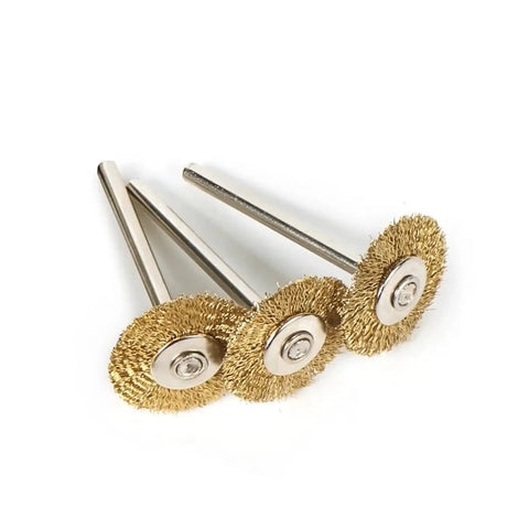 Heavy Duty Steel Wire Wheel Brushes That Totally Strip Rust Clean Welds And Deburr Metals Like A Badass Rotary Tool Accessory. 3 brass wire brush wheels.