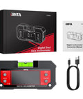 Heavy Duty Digital Angle Finder With Dual Axis Level And Quick Slope Checks Featuring Clear Led Screen And Built Tough Construction For No Fuss Contractor Projects Daily with included components.