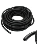 One Quarter Inch Wire Loom Split Tubing 100 Ft Black Cord Protector For Wires And Hoses Auto Car Truck Diy Cable Shield Flexible Plastic Split Conduit