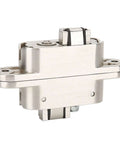 Heavy Duty 3D Zinc Alloy Door Hinge With Nylon Pad for Folding Doors Cabinets and Wardrobes, adjustable 180-degree hardware fitting shown.