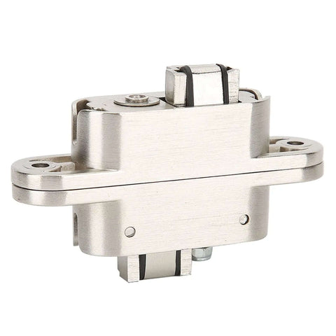 Heavy Duty 3D Zinc Alloy Door Hinge With Nylon Pad for Folding Doors Cabinets and Wardrobes, adjustable 180-degree hardware fitting shown.