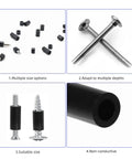Nylon Outlet Spacer Kit For Electrical Sockets Round Unthreaded Spacers Compatible With M3 And M4 Screws Black Stabilizers