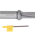 Pro Grade Chamfering Drill Tool For CNC Machines With Carbide Tip And U Shank Drilling Bar shown with yellow insert
