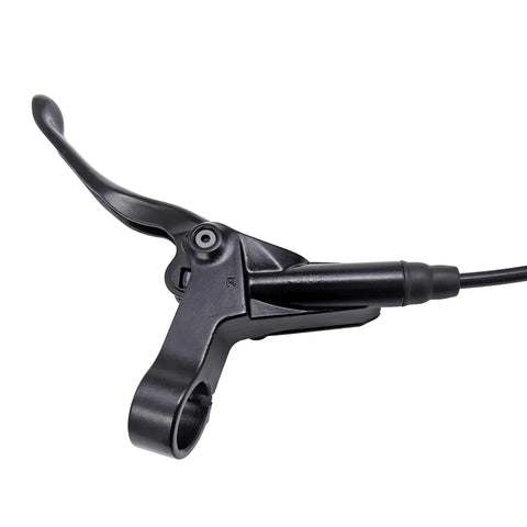 Mountain Bike Hydraulic Brakes 2 Pistons Left Front 1000mm Right Rear 2000mm Cable Lengths PM Adapter Aluminum Alloy Black Finish lever