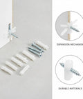 Heavy Duty Drywall Anchors With Steel Screws Kit For Hollow Walls Durable PP Plastic Expansion Plugs For Easy Mounting, expansion mechanism