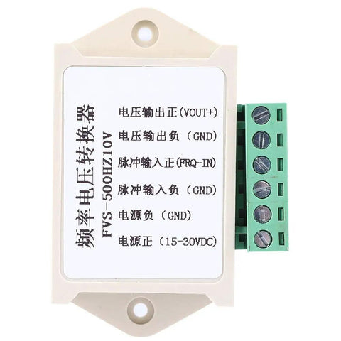 Dope Frequency To Voltage Converter Module With Durable Shell 0 To 500 Hz To 0 To 10 V Output Isolated Input For Anti Interference