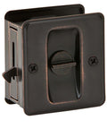 Sliding Door Pull With Privacy Function For Doors From One And Three Eighths To One And One Half Inches Aluminum Construction