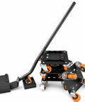 Heavy Duty Furniture Mover Dollies With 400Lb Load Capacity Per Dolly, featuring rotating wheels and handle for easy appliance moving.