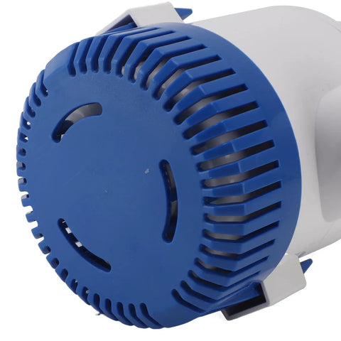 Supercharged 4000 GPH 12 Volt DC Submersible Water Pump With Overheat Prevention For Garden Ponds Pool Draining bottom view