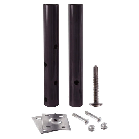 Heavy Duty Adjustable Jack Post For Floor Sag Repair 1 Ft 7 In To 3 Ft 15 Gauge Steel, Easy Setup, Double Locked Safety components shown