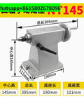 Rock Solid Pneumatic Four Axis Tailstock Cnc Indexing Head With Ejector Pin, silver cast iron, 305mm total length, designed for precision machining.