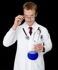 Doctor Lab Coat Costume Set With Dual Head Stethoscope For Halloween Cosplay White Scientist Coat For Adults Unisex Small