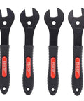 Gnarly Low Profile Bike Cone Wrench Collection Featuring Beefy 2Mm Thick Carbon Steel Spanners in 13Mm to 19Mm sizes.