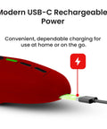 Heavy Duty LCD Electric Vacuum Pump Controller With 10 Pulse Modes And Digital Smart Presets charging with USB-C power connection.