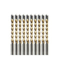 Drywall Guidepoint Bits for Spiral Saws Five Thirty-Second Inch Pack of 10, Pro Grade High Speed Steel Router Bits for RotoZip Tools, Cuts 2x Faster and 5x Longer Than Standard, Perfect for Outlets, Windows, and Doors. 10 high speed steel bits