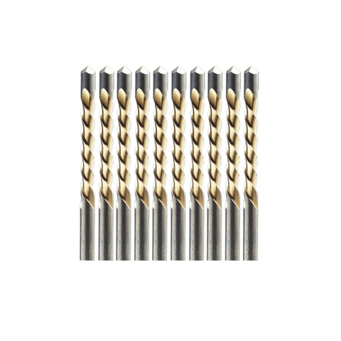 Drywall Guidepoint Bits for Spiral Saws Five Thirty-Second Inch Pack of 10, Pro Grade High Speed Steel Router Bits for RotoZip Tools, Cuts 2x Faster and 5x Longer Than Standard, Perfect for Outlets, Windows, and Doors. 10 high speed steel bits