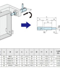 2 Pack Tough As Nails Stainless Steel Retractable Plunger Pins detailed diagram with dimensions and specifications.