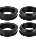 Flexible Rubber Tank Bulkhead Adapters For Sealing, 1-1/4 Inch Fit, Heavy Duty PVC Pipe Bulkhead Fittings, Set of Four