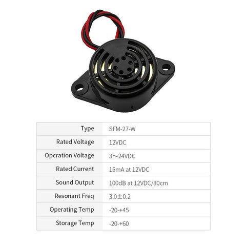 Rock Solid 3 Pack Active Piezo Buzzer Module DC 3 To 24V Hella Loud 90 Decibel Electronic Alarm Ringer With Kickin Beep Tone Perfect For DIY Projects And Smart Home Builds No Sweat Wiring Top Tier Sounding Device Black Finish