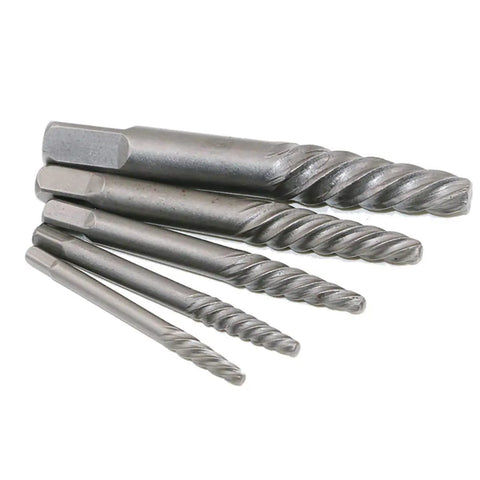 Pro Grade 11 Piece Damaged Screw Extractor Set For Removing Broken Screws And Bolts With Drill Bit Set, steel extractors