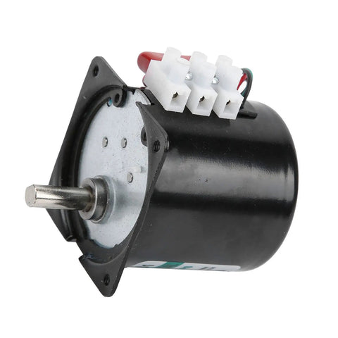 Super Silent 14 Watt Synchronous Generator Motor With Full Metal Gears For Home Appliances And Industrial Gearboxes with visible connectors.