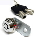 Same Key Tubular Cam Lock For Doors, Mailboxes, Cabinets, Drawers, And Amusement Machines, Swivel Tongue Lock, Easy Install, 1001XS