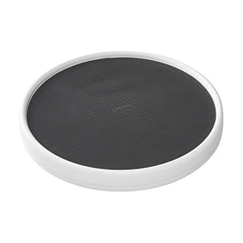 15 Inch Lazy Susan Turntable Game Changer For Pantry And Cabinet Organization With Non Skid Base Smooth Rotation Charcoal Finish