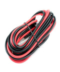 Coiled T Shape DC Car Power Cable For Mobile Radios 3 Meter With Inline Fuse And Blade Terminals, 15 Amp Rating, 13.8V DC