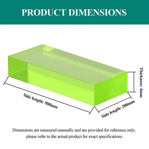 Built Like A Tank Heavy Duty Polyurethane Square Block 200X500Mm Wear Resistant Industrial Pad 5Mm Thick dimensions 200x500mm