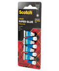 Liquid Super Glue 4 Pack Single Use Tubes 0.17 Oz Each Fast Drying Cyanoacrylate Adhesive in original packaging