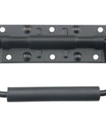 Heavy Duty Folding Spring Handle 125x81mm Black Steel Case Handle For Props Boxes And Tool Boxes 2 Pack Rubberized Grip