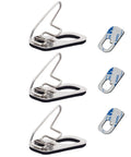 Three Piece Archery Arrow Rest For Recurve Bow With Durable Wire Design High Strength Steel Construction Self Adhesive Back Easy Install