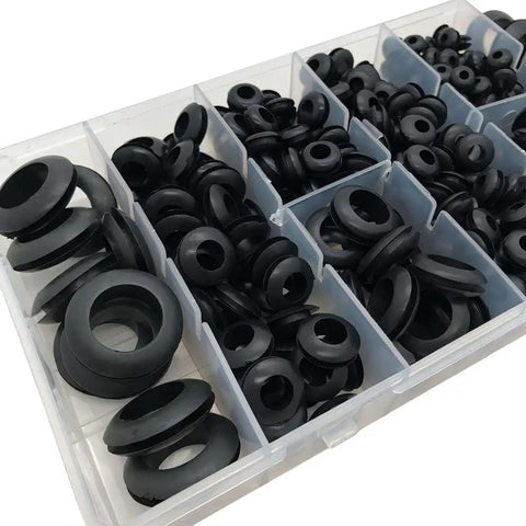 335 Pcs Rubber Grommets Assortment Kit Must Have With Eight Sizes From One Quarter Inch To One Inch For Wiring Automotive