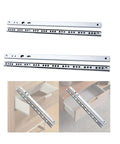 Smooth Drawer Slides With Ball Bearing Glides For Cabinets And Drawers Pro Grade Rails Track 246mm Length Easy Install