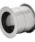 Adjustable 6 Inch Wall Thimble For Double Wall Chimney Pipe Featuring An Eight Inch Inner Flange handles walls four to nine inches thick.